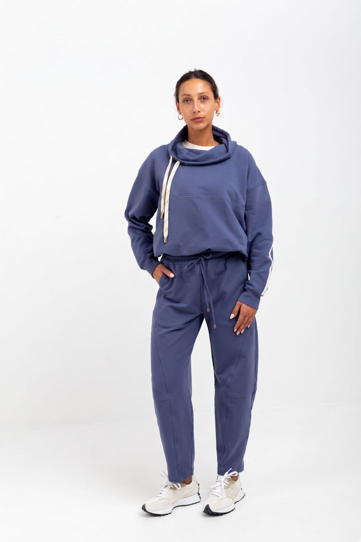 Paula Track Top Denim Blue