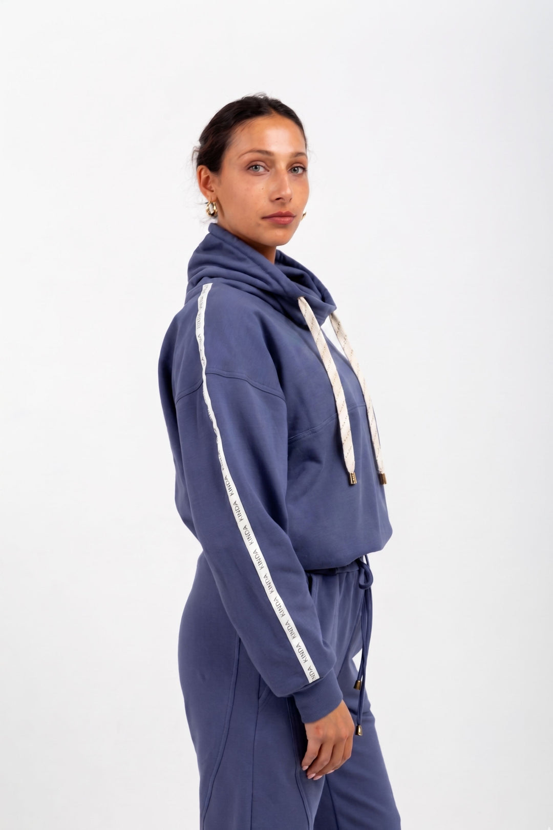 Paula Track Top Denim Blue