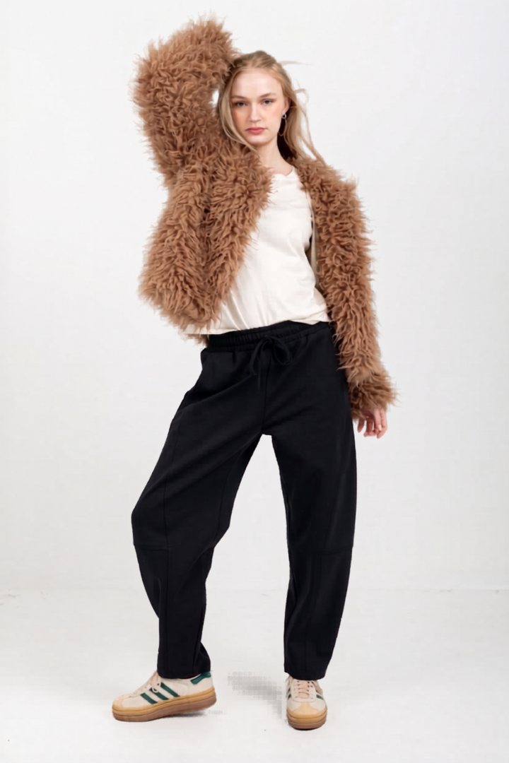 Tiffany Barrel Pants Black
