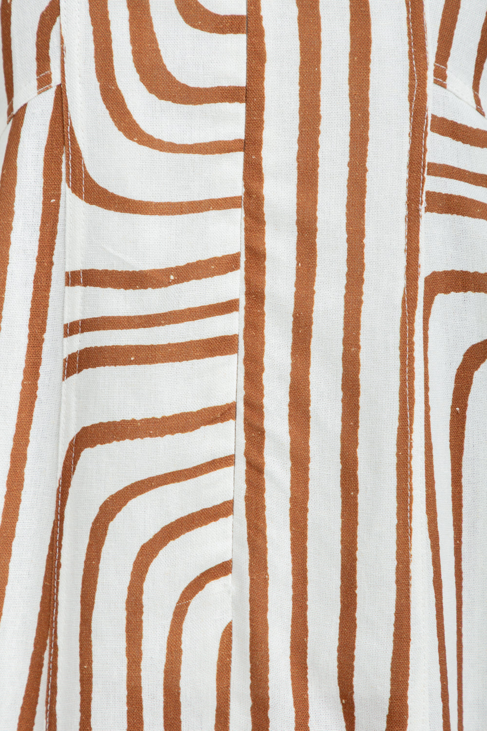 Gianna Dress Brown Geo Cap Sleeve-DRESSES-kindacollection-Kinda