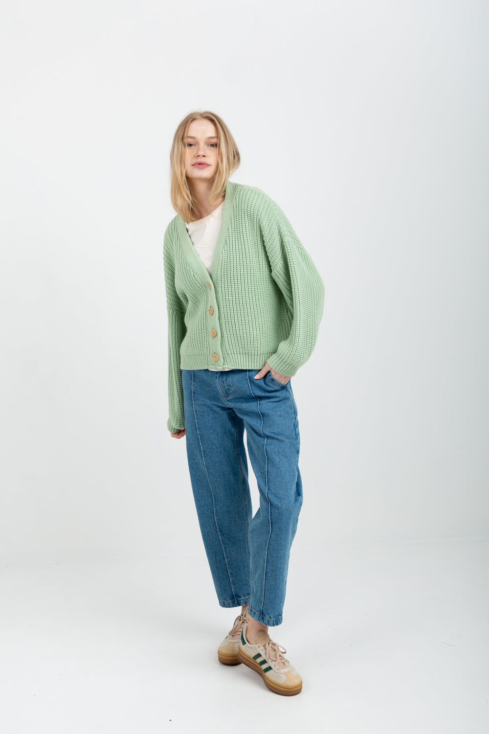 Annie Cardi Mint Green