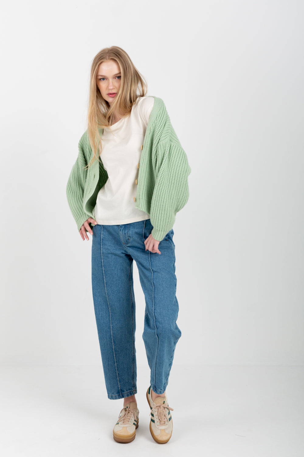 Annie Cardi Mint Green