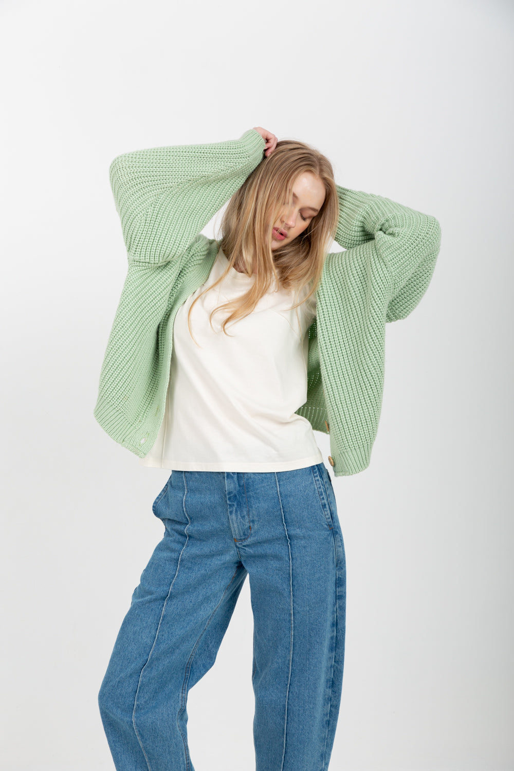 Annie Cardi Mint Green