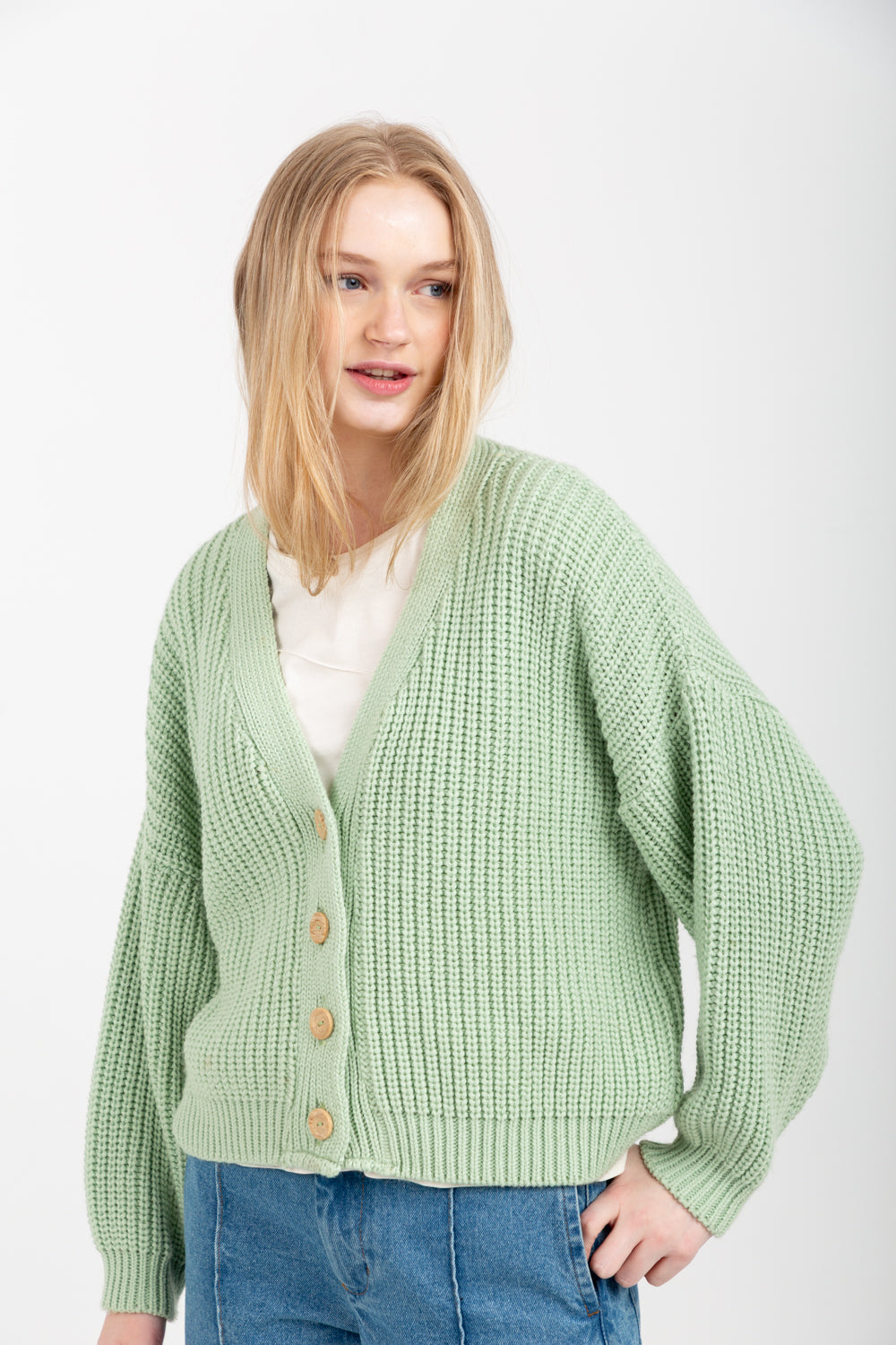 Annie Cardi Mint Green