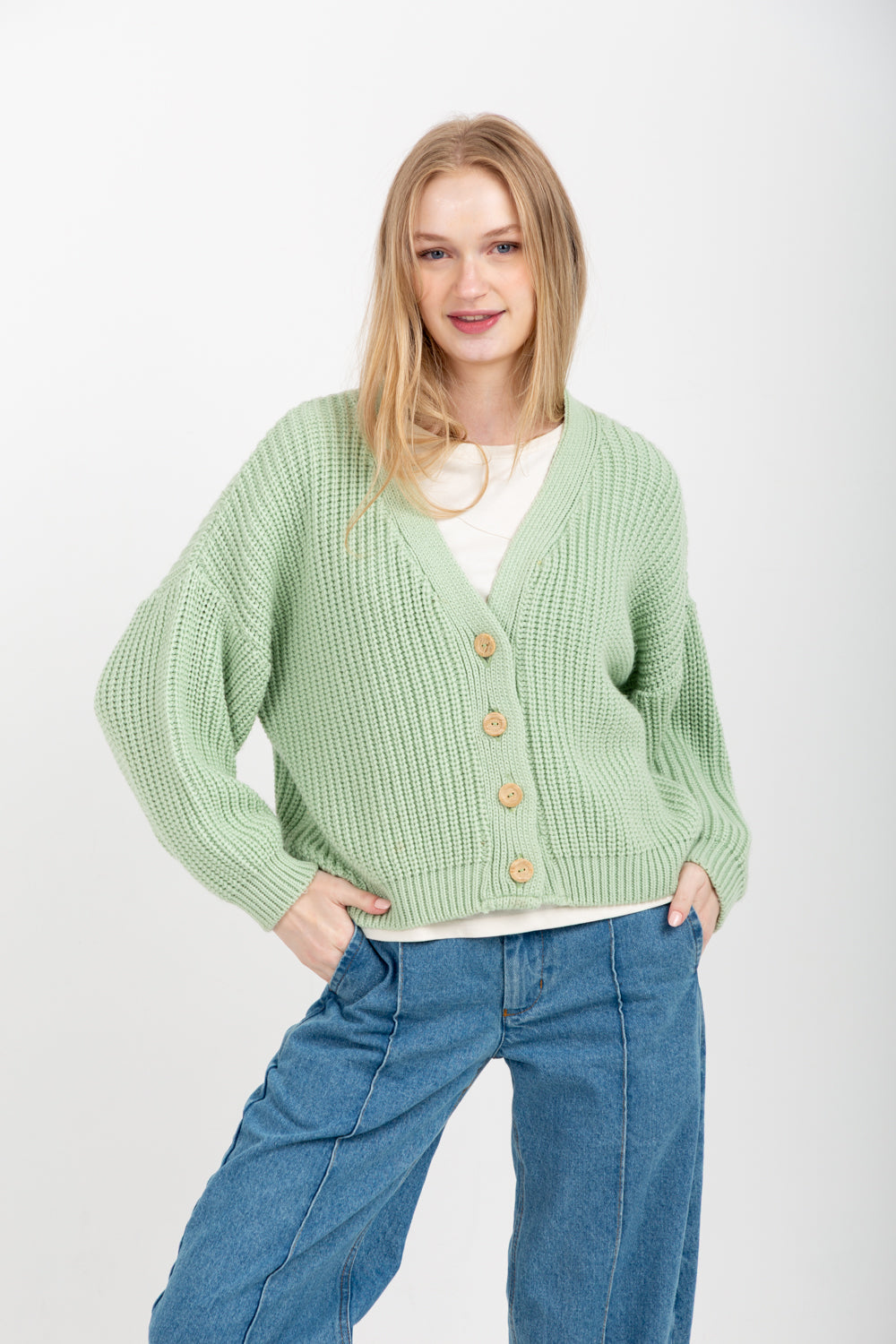 Annie Cardi Mint Green
