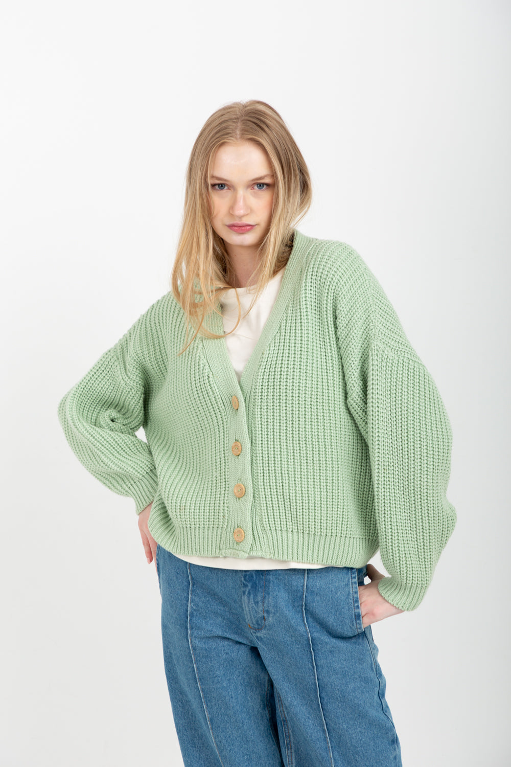 Annie Cardi Mint Green