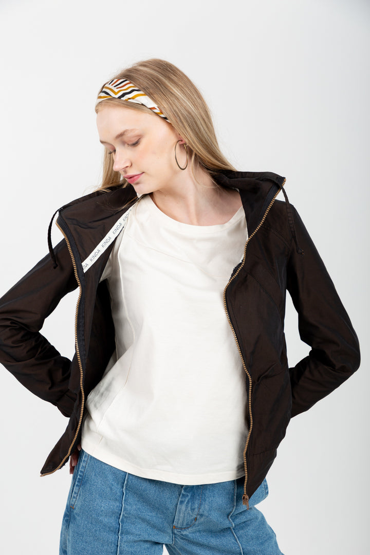 Natalie Jacket Bitter Chocolate