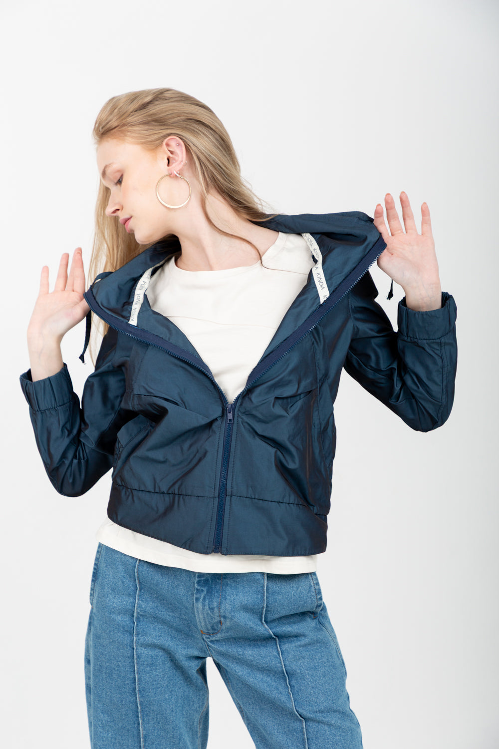 Natalie Jacket Steel Blue