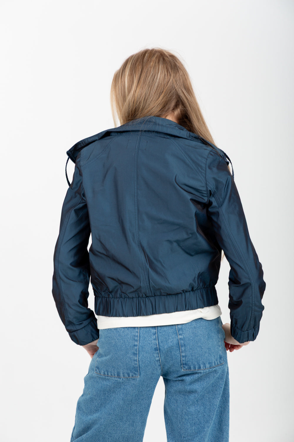 Natalie Jacket Steel Blue