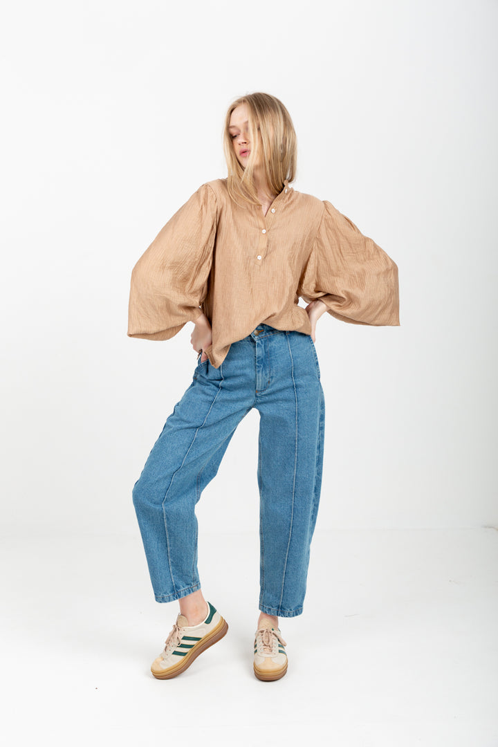 Amy Blouse Camel