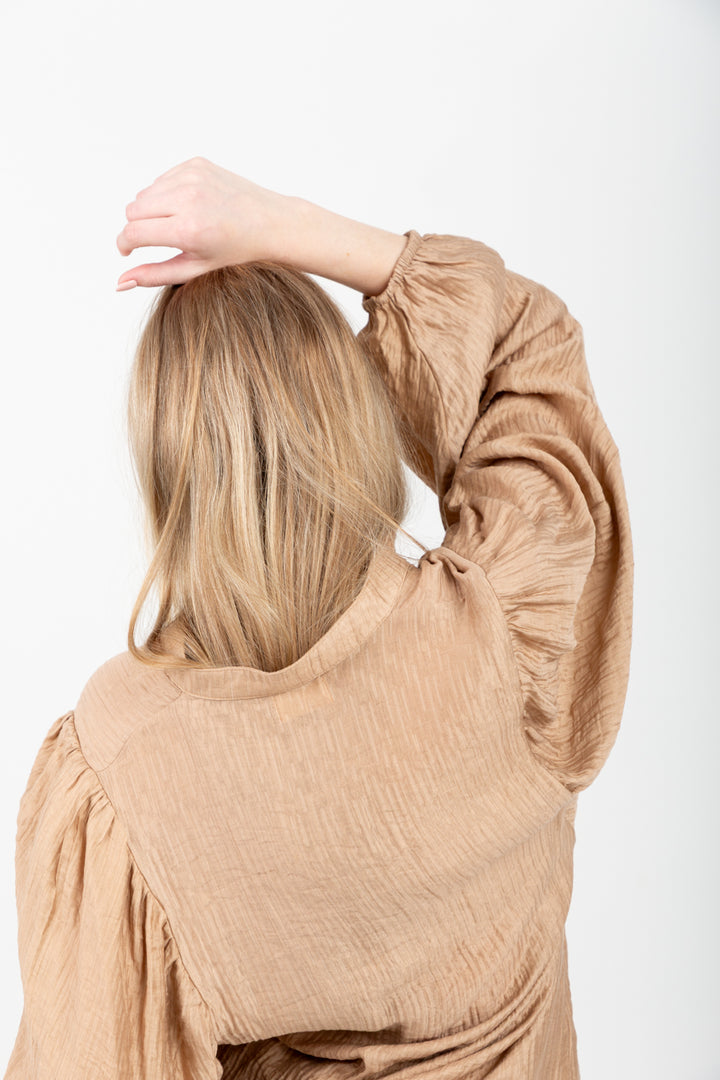 Amy Blouse Camel