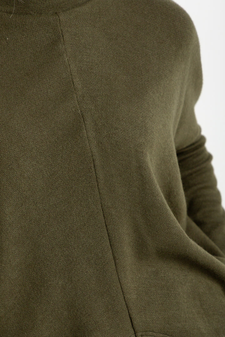Demi Top Khaki-TOPS-Kindacollection-Kinda