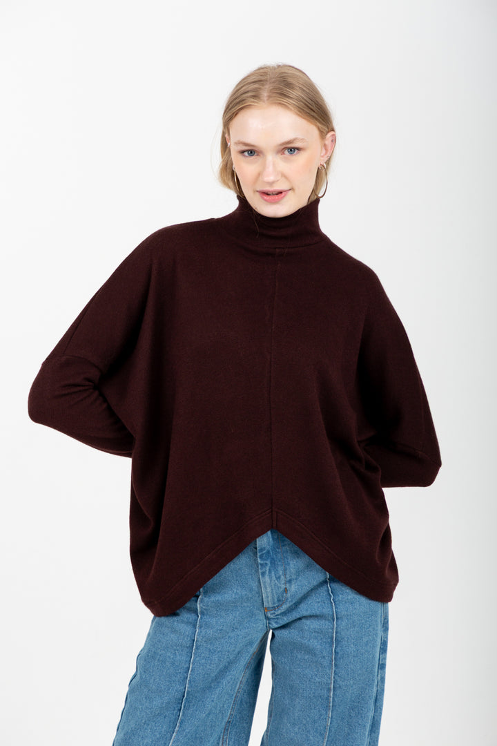 Demi Top Chocolate-TOPS-Kindacollection-Kinda