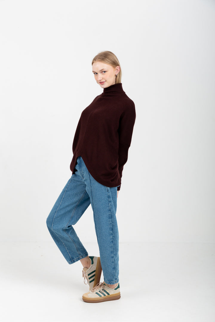 Demi Top Chocolate-TOPS-Kindacollection-Kinda