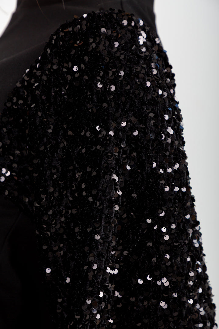 Livia Top Black Sequin
