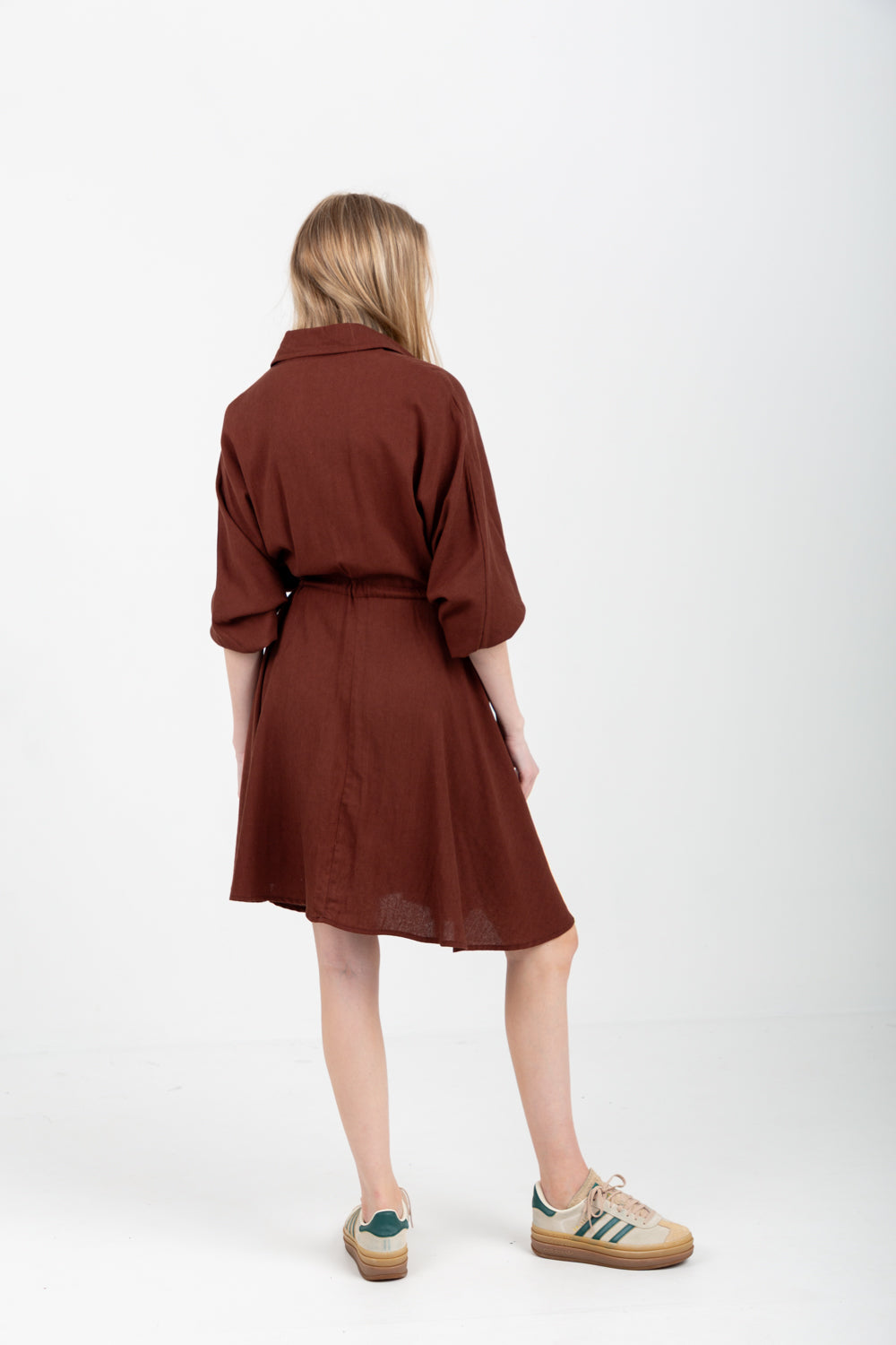 Mika Dress Chocolate-DRESSES-kindacollection-Kinda