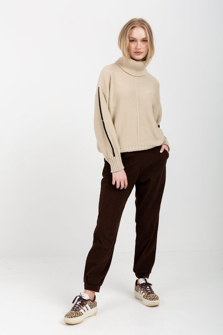 Gorge Pants Chocolate Corduroy-PANTS-kindacollection-Kinda