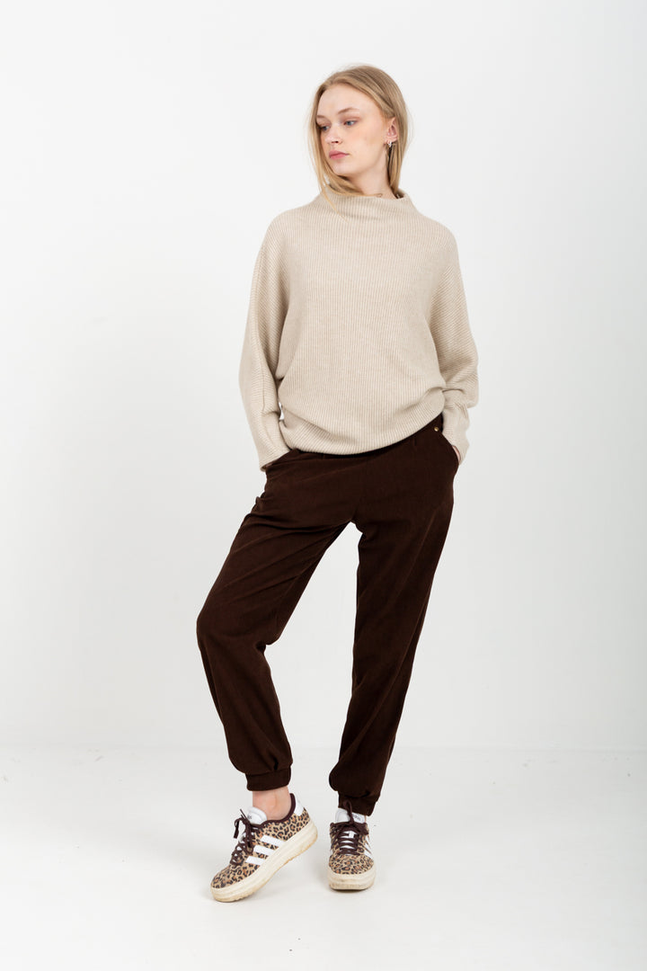 Gorge Pants Chocolate Corduroy-PANTS-kindacollection-Kinda