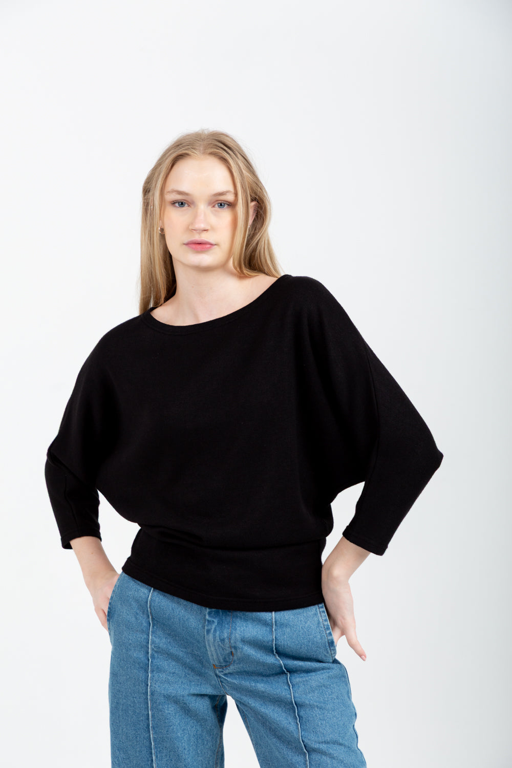 Boatneck Top Black