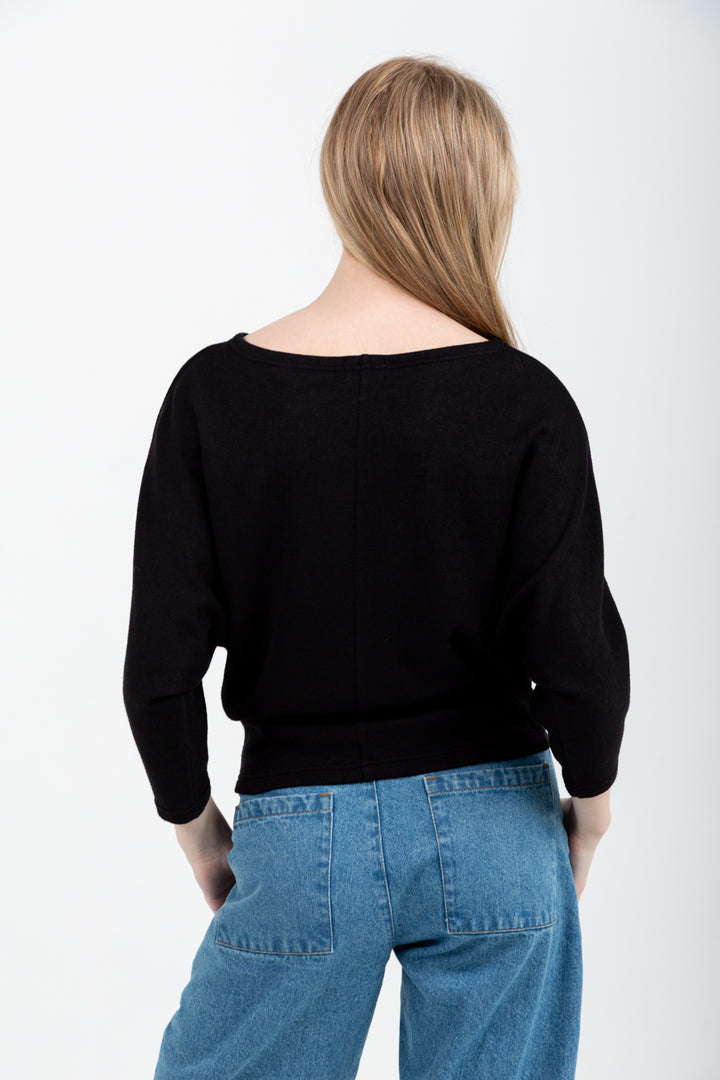 Boatneck Top Black