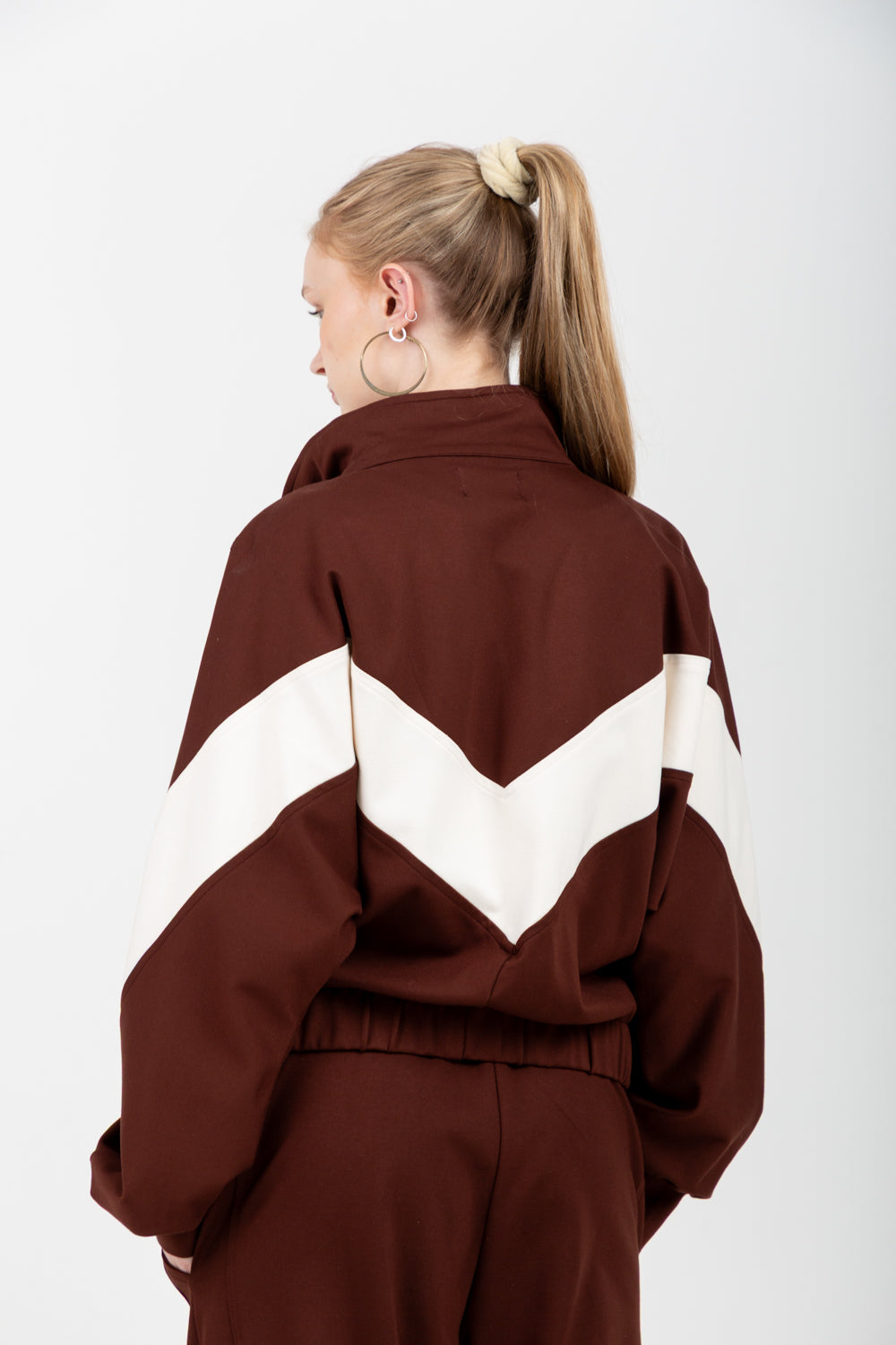 Lauper Jacket Chocolate-TRACK SETS-Kindacollection-Kinda