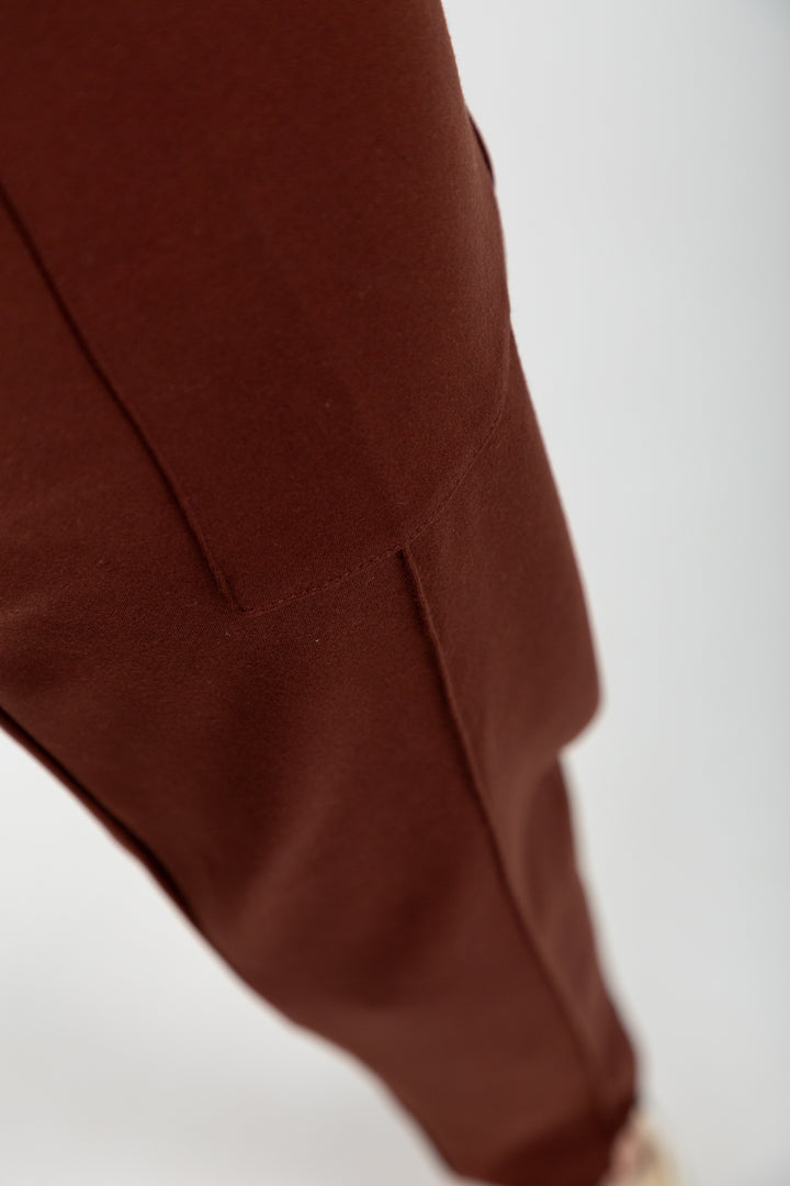 The Track Top Chocolate Brown