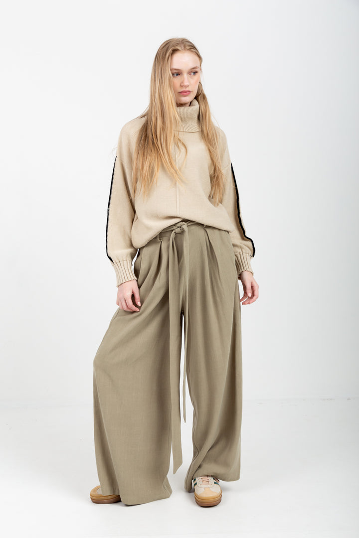 Louise Pants Dusty Green-PANTS-kindacollection-Kinda
