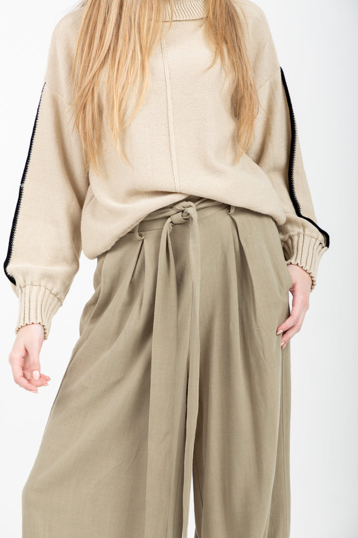 Louise Pants Dusty Green-PANTS-kindacollection-Kinda
