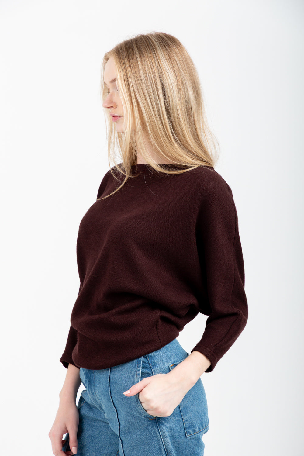 Boatneck Top Chocolate