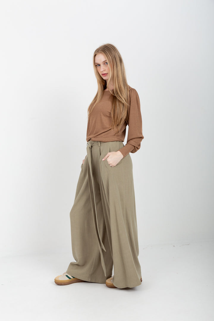 Zoe Top Camel