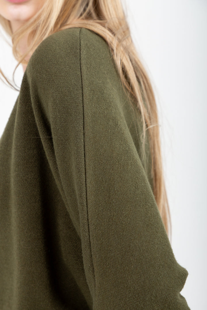 Boatneck Top Khaki