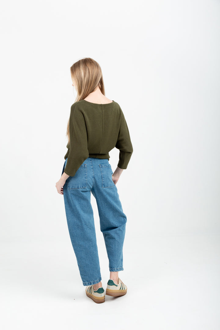Boatneck Top Khaki