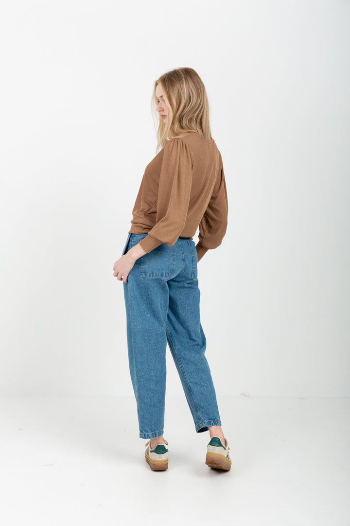 Zoe Top Camel