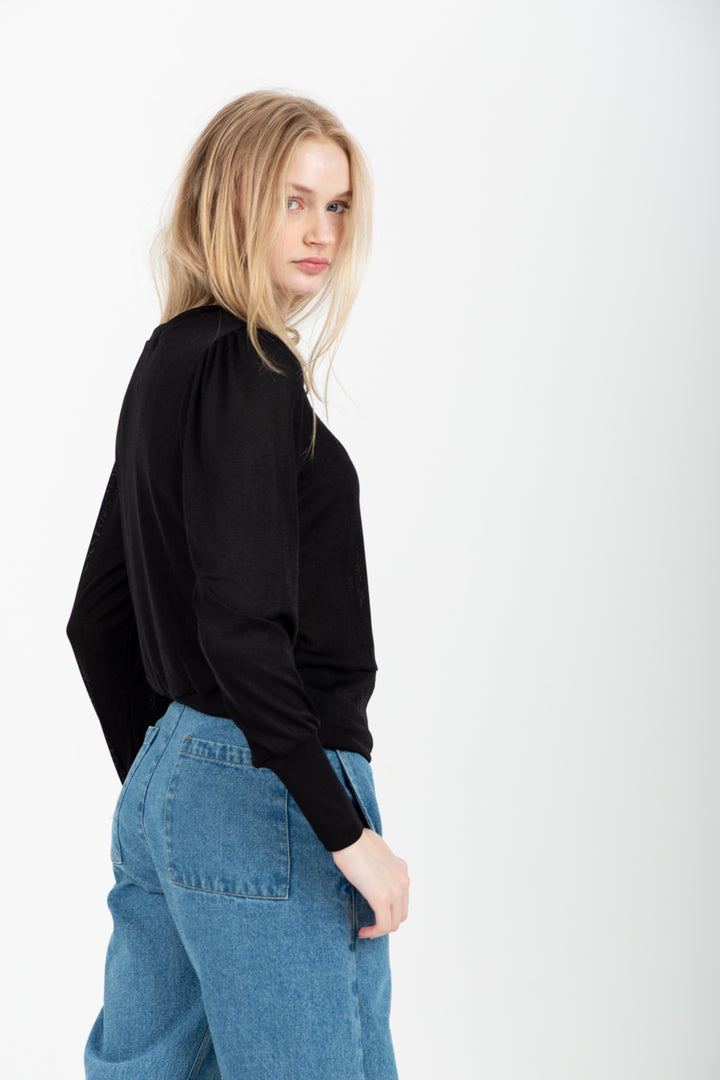 Zoe Top Black-TOPS-kindacollection-Kinda