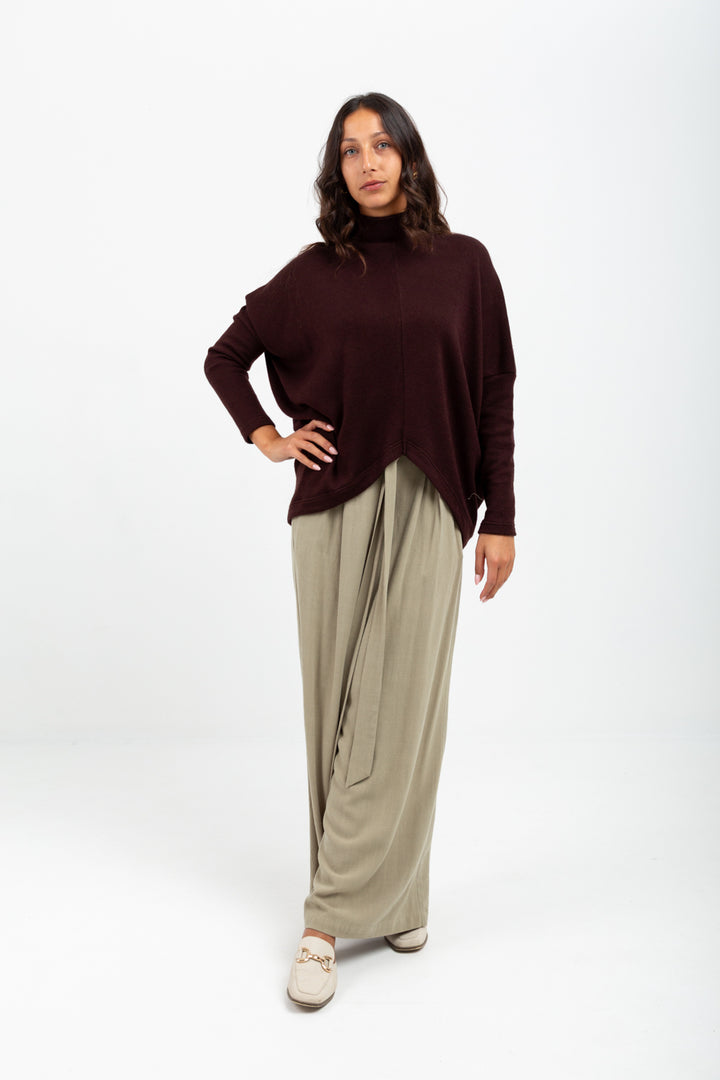 Louise Pants Dusty Green-PANTS-kindacollection-Kinda