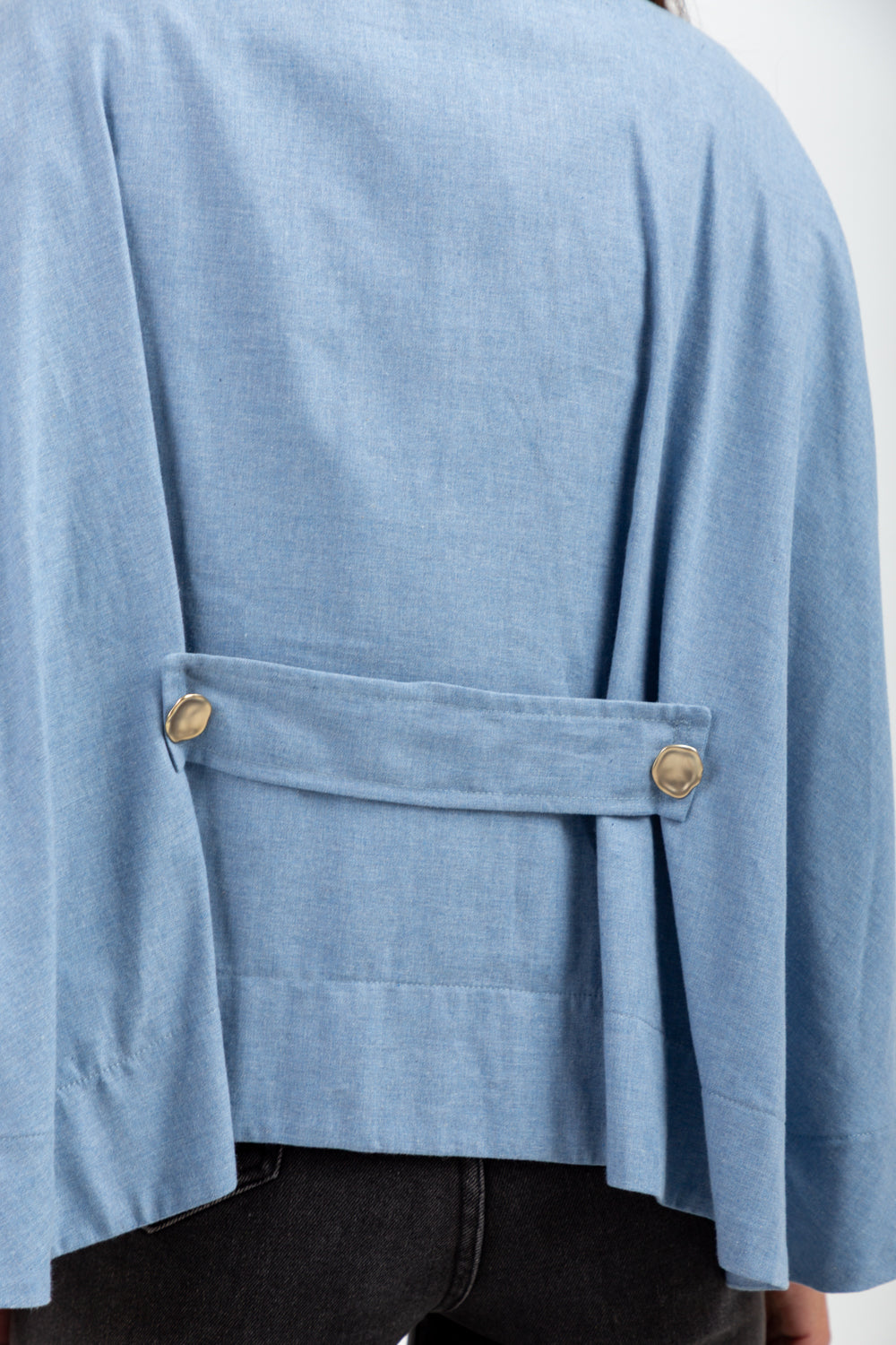 Como Coat Denim Blue-JACKETS-kindacollection-Kinda