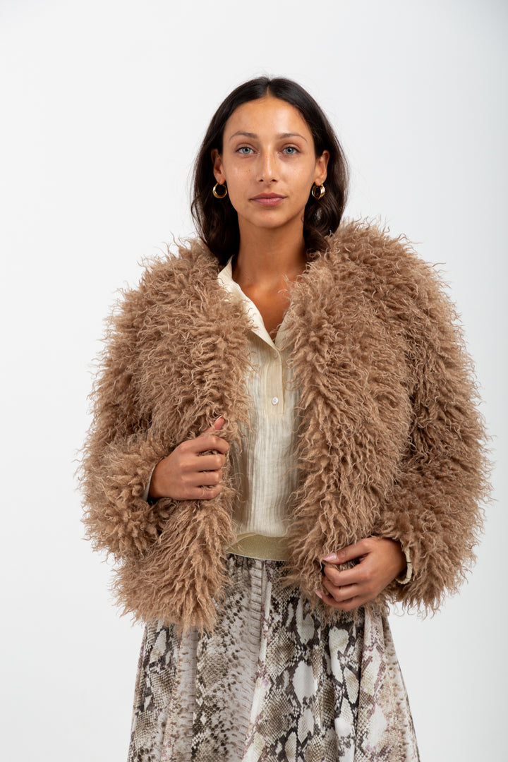 Farrah Coat Bone