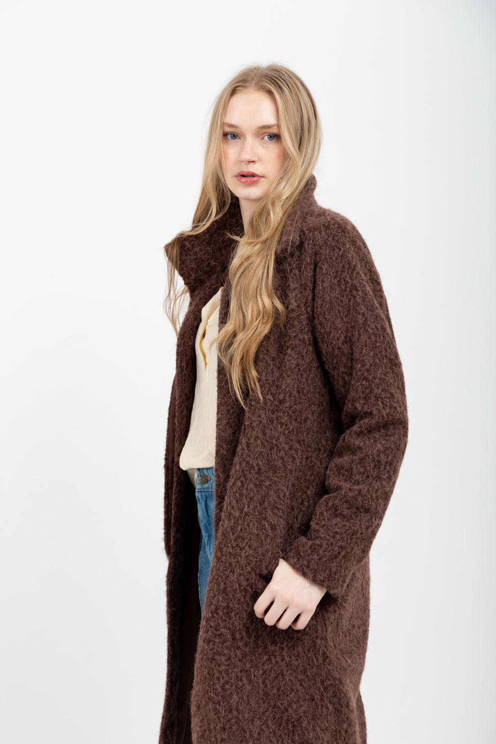 Chrissy Coat Brown Bear-JACKETS-kindacollection-Kinda