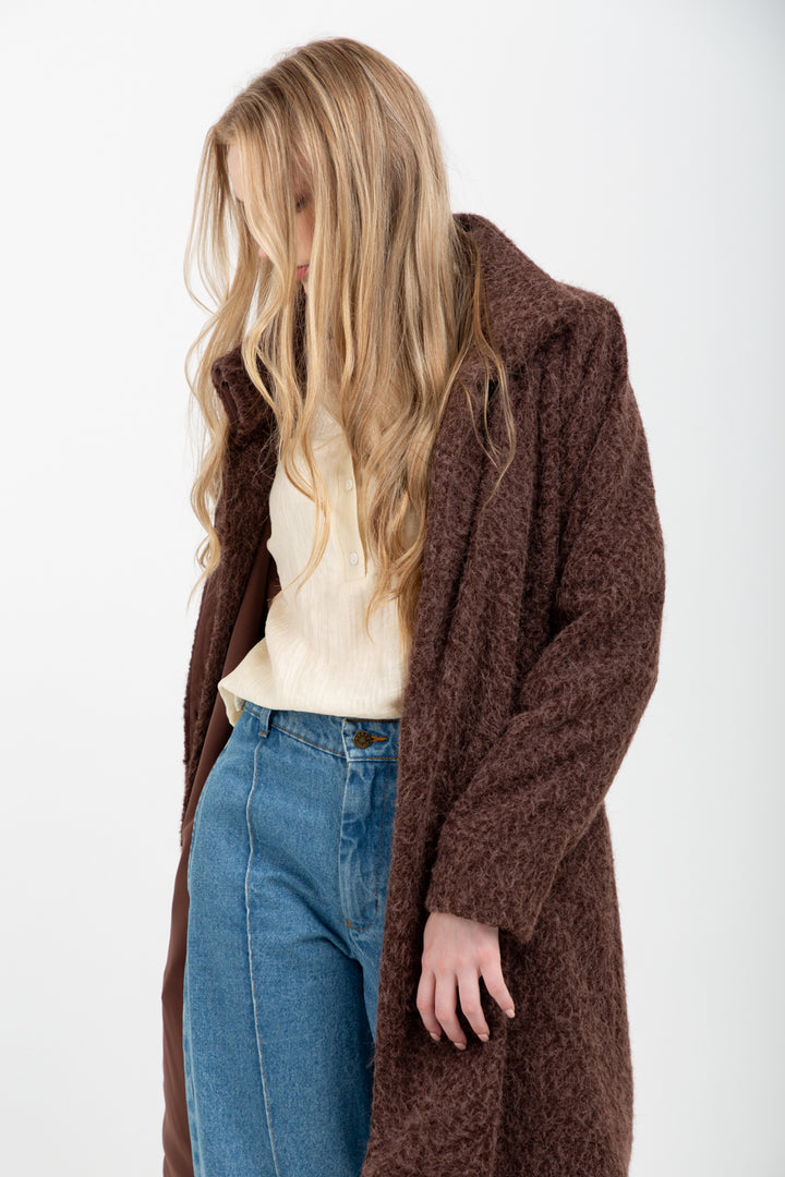 Chrissy Coat Brown Bear-JACKETS-kindacollection-Kinda