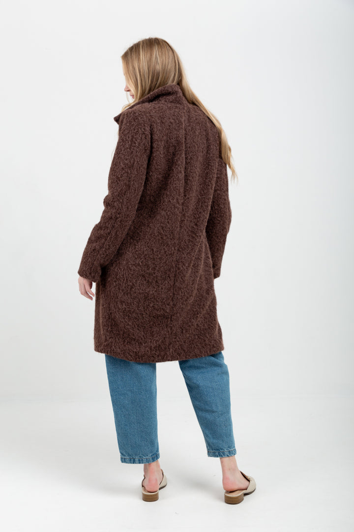 Chrissy Coat Brown Bear-JACKETS-kindacollection-Kinda