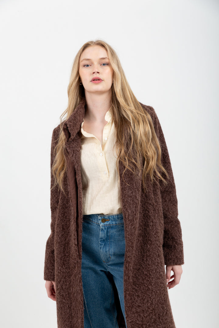 Chrissy Coat Brown Bear-JACKETS-kindacollection-Kinda