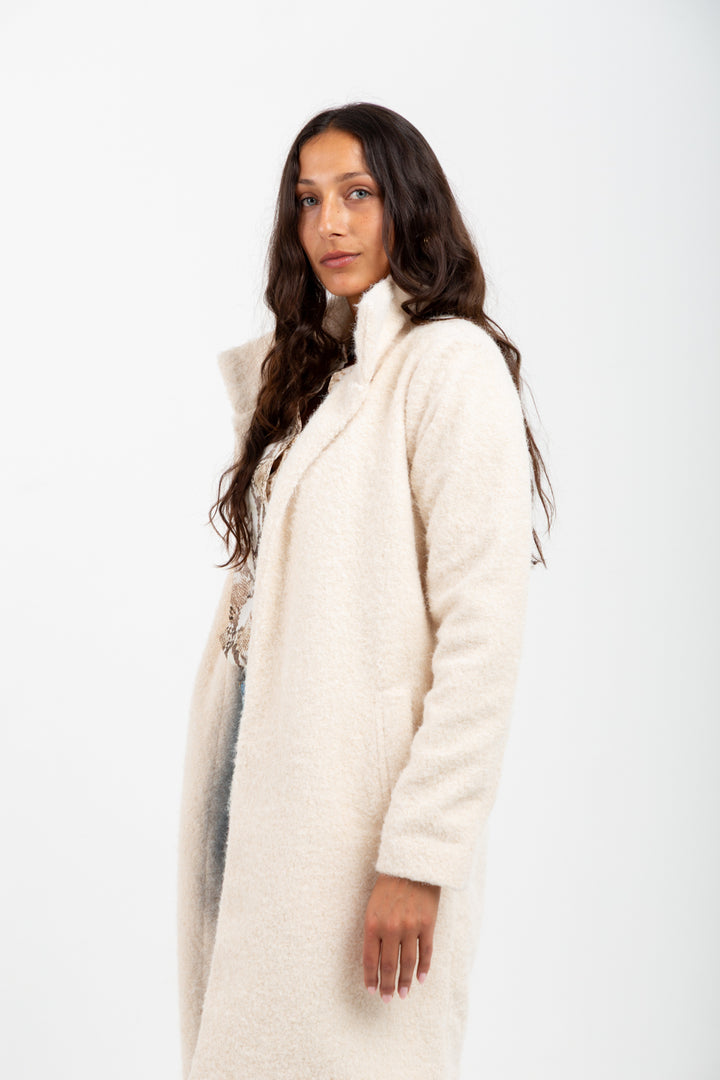 Chrissy Coat Ivory-JACKETS-kindacollection-Kinda