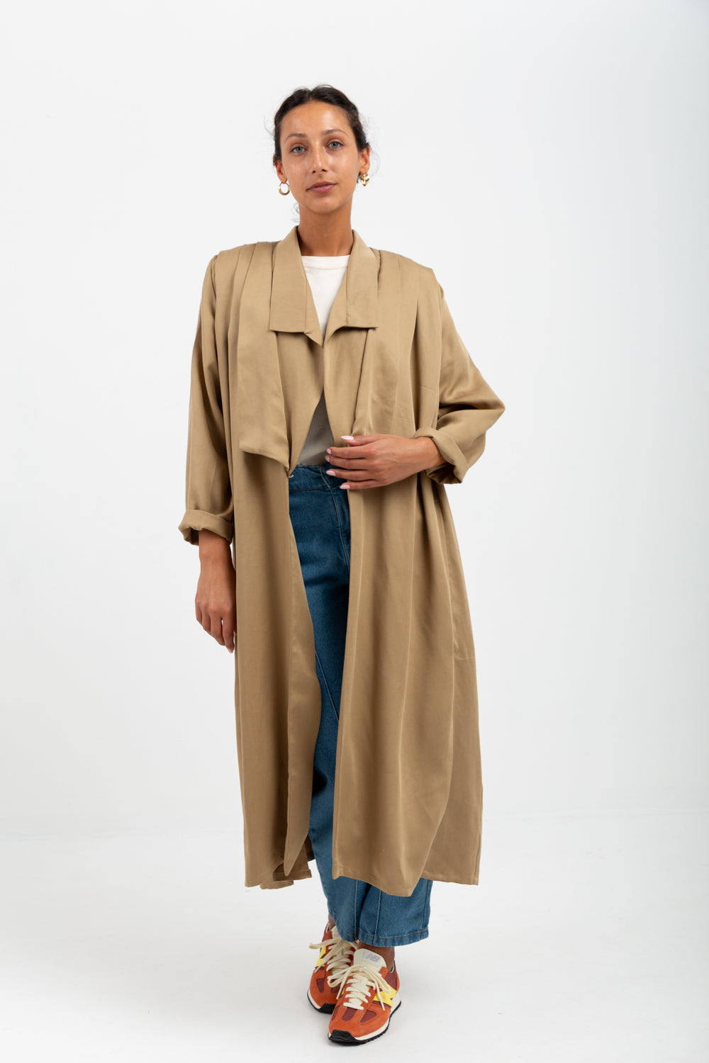 Denise Coat Sandstone-JACKETS-Kindacollection-Kinda