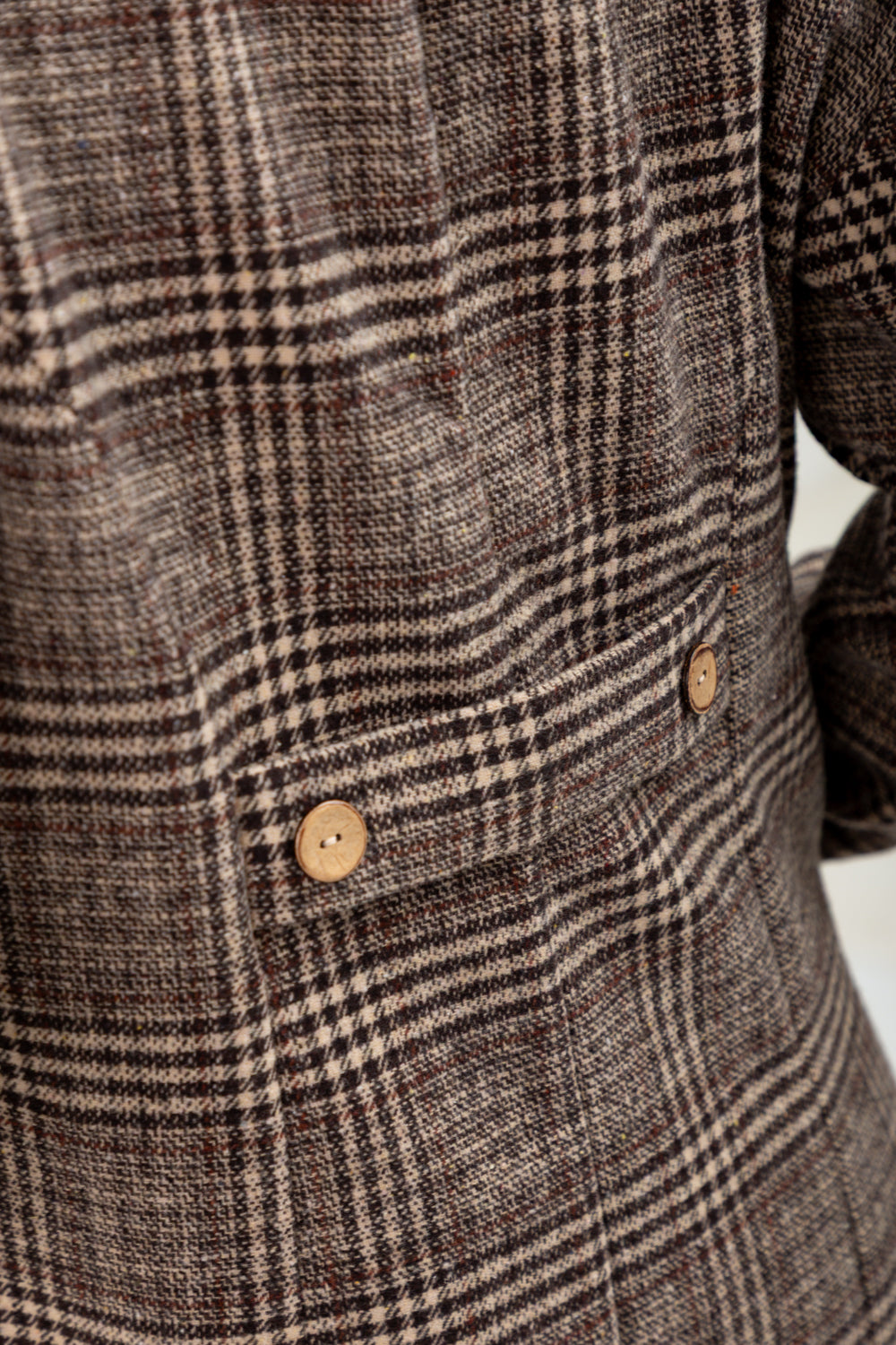 Thelma Coat Brown Check-JACKETS-kindacollection-Kinda