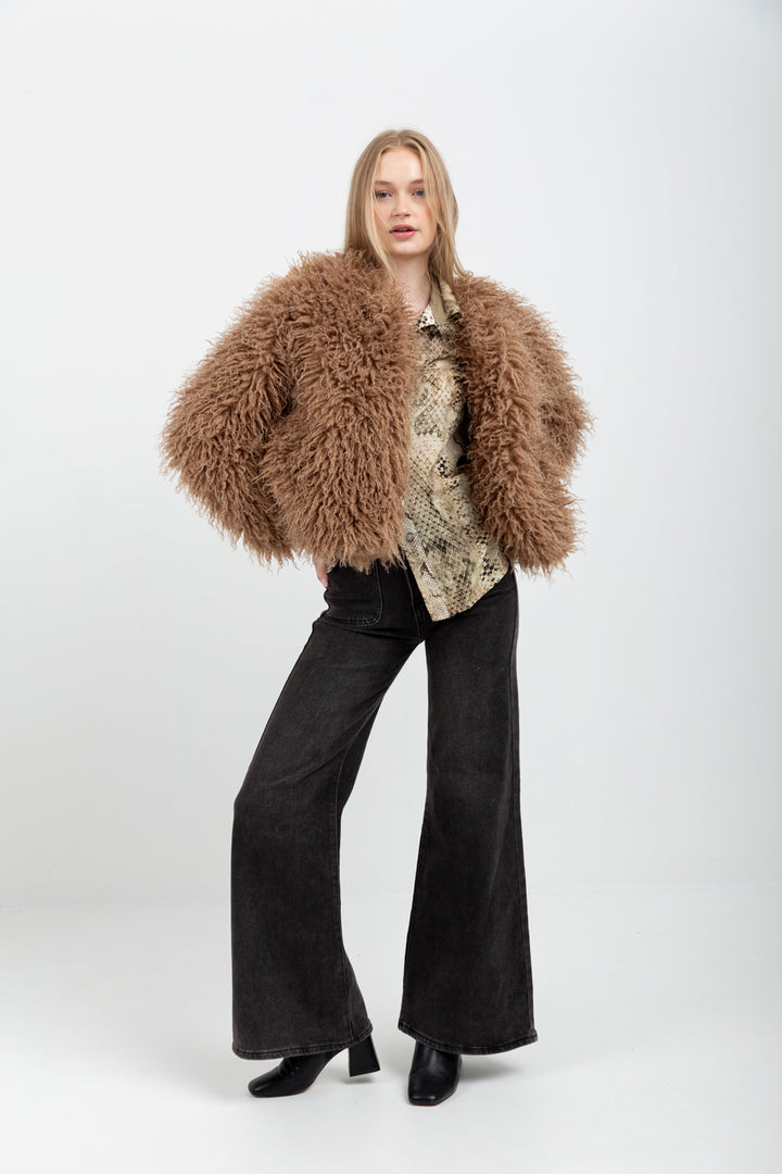 Farrah Coat Bone