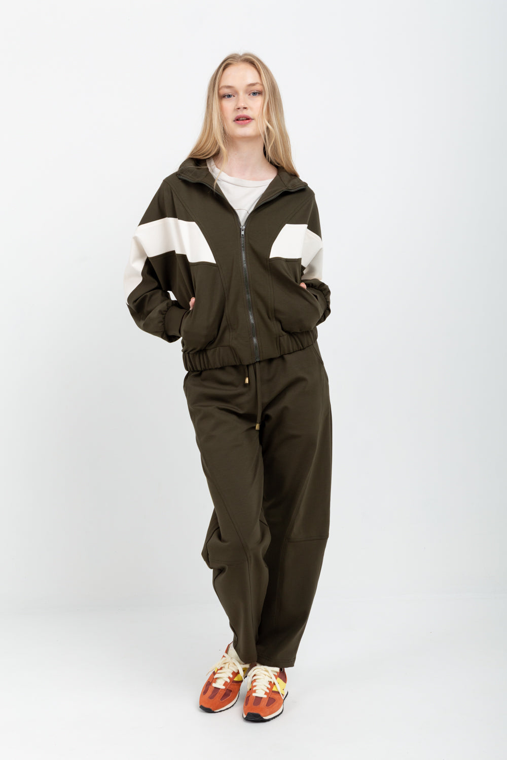 Lauper Jacket Komon Green-TRACK SETS-Kindacollection-Kinda