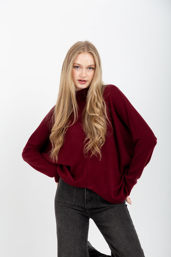 Demi Top Burgundy-TOPS-Kindacollection-Kinda