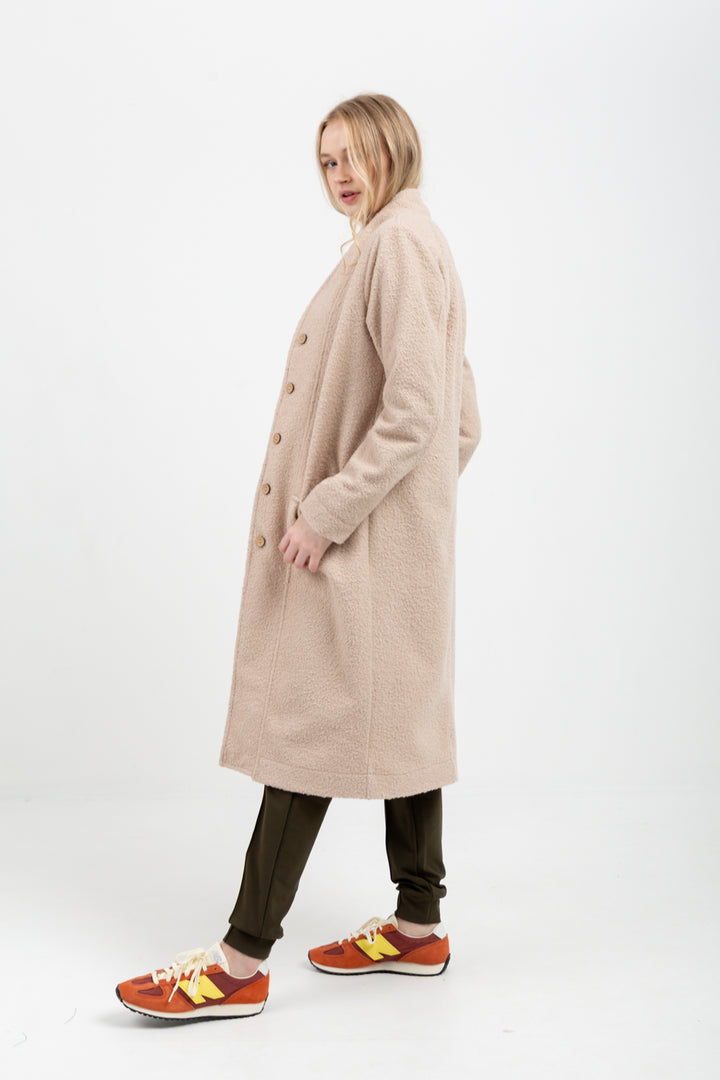 Kylie Coat Ivory-JACKETS-Kinda-Kinda