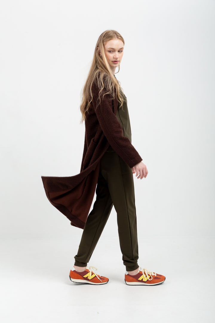 Kylie Coat Chocolate-JACKETS-Kinda-Kinda