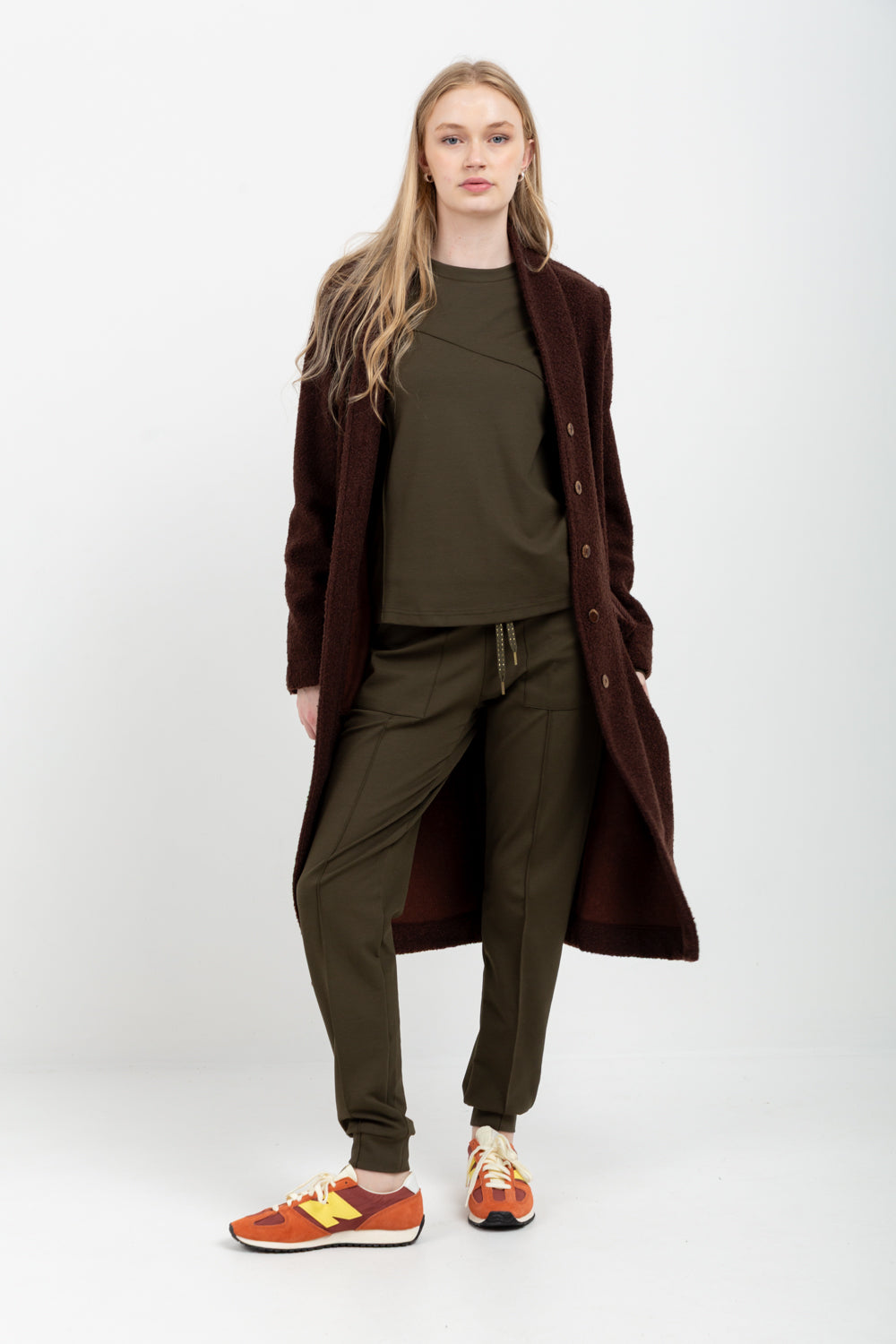Kylie Coat Chocolate-JACKETS-Kinda-Kinda